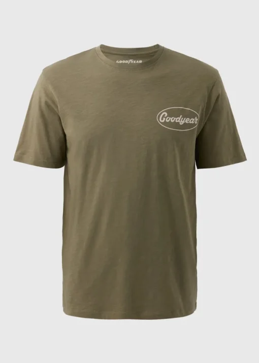 Khaki Slub Goodyear T-Shirt
