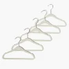 Kids 5 Pack Grey Velour Hangers