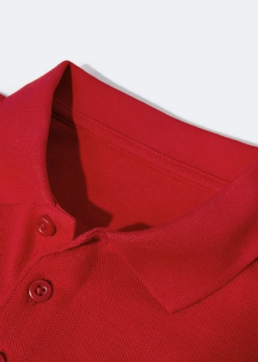 Kids 5 Pack Red School Polo Shirts (3-13yrs)