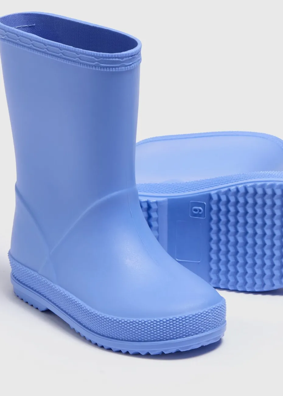 Kids Blue Wellies (Younger 4-12)