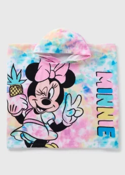 Kids Multicolour Minnie Mouse Poncho (One Size)
