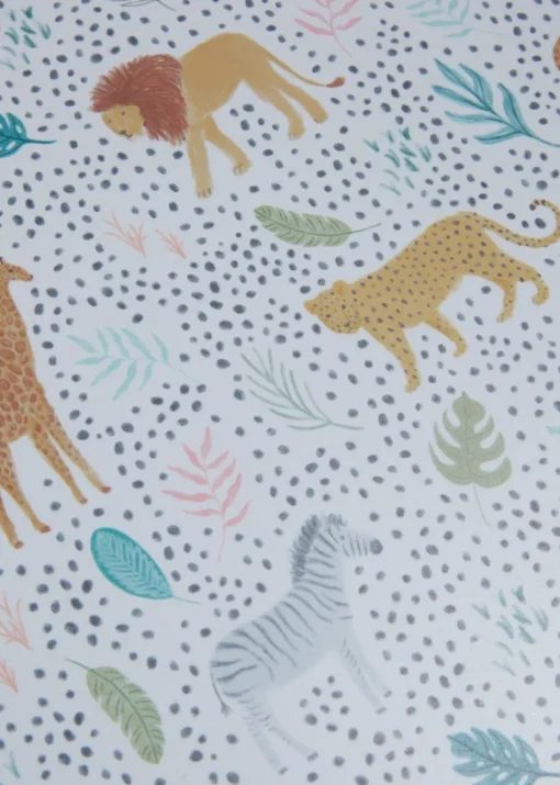 Kids Multicolour Safari Padded Placemat