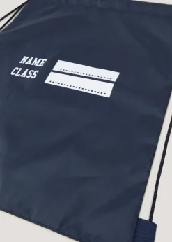 Kids Navy School Pump Bag