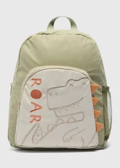 Kids Sage Dinosaur Backpack