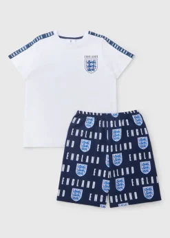Kids White England Pyjama Set (4-13yrs)