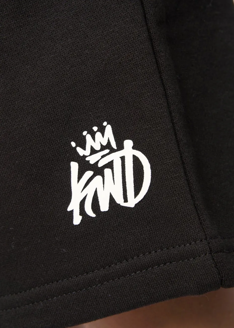 Kings Will Dream Black Crosby Jog Shorts (7-14 yrs)