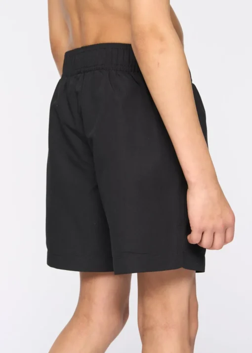 Kings Will Dream Black Prop Swim Shorts (7-14 yrs)