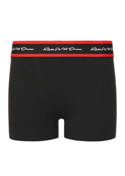Kings Will Dream Black Scriptband 3pk Boxers (7-14 yrs)