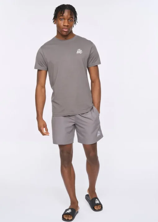 Kings Will Dream Charcoal Grey Crosby  Swim  Shorts