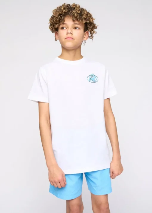 Kings Will Dream Sky Blue Soap Swim Shorts (7-14 yrs)