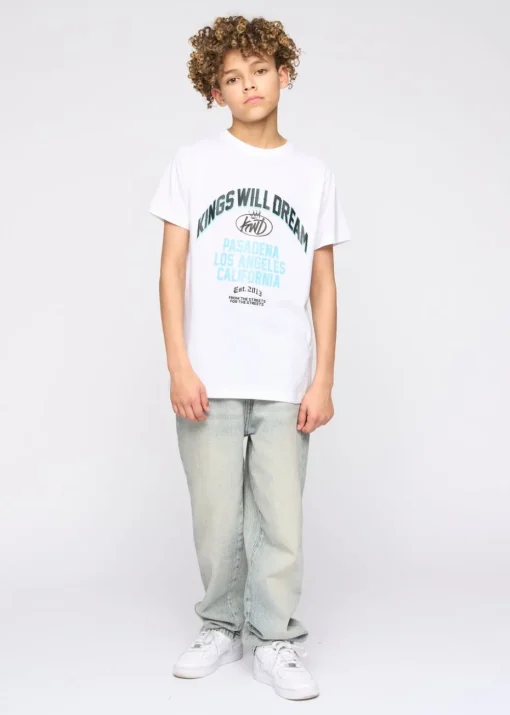 Kings Will Dream White Pasadena T-Shirt (7-14 yrs)
