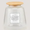 Large The Laundry Co Glass Jar