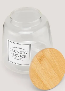 Large The Laundry Co Glass Jar
