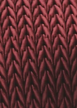 Laurence Llewelyn-Bowen Amory Velvet Red Filled Cushion (43cm x 43cm)