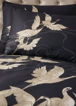 Laurence Llewelyn-Bowen Kireina Black Duvet Cover Set