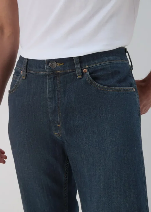 Lee Dark Wash Straight Fit Jeans