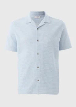 Light Blue Co Ord Jersey Shirt