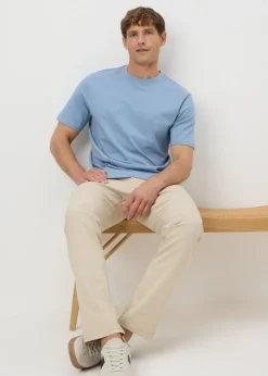 Light Blue Essential Crew Neck T-Shirt