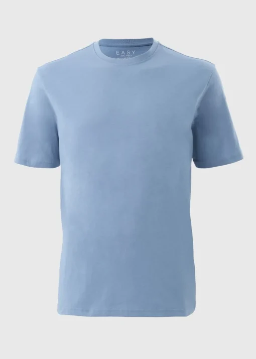 Light Blue Essential Crew Neck T-Shirt