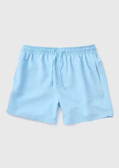 Light Blue Regular Swim Shorts