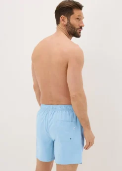 Light Blue Regular Swim Shorts
