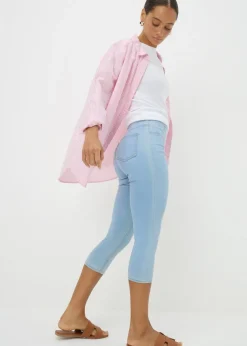 Lightwash Cropped Jeggings