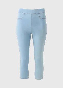 Lightwash Cropped Jeggings