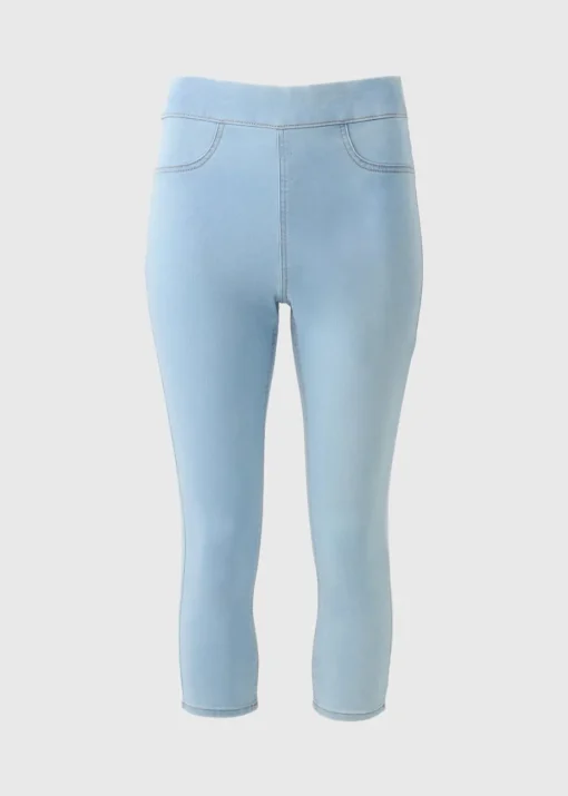 Lightwash Cropped Jeggings