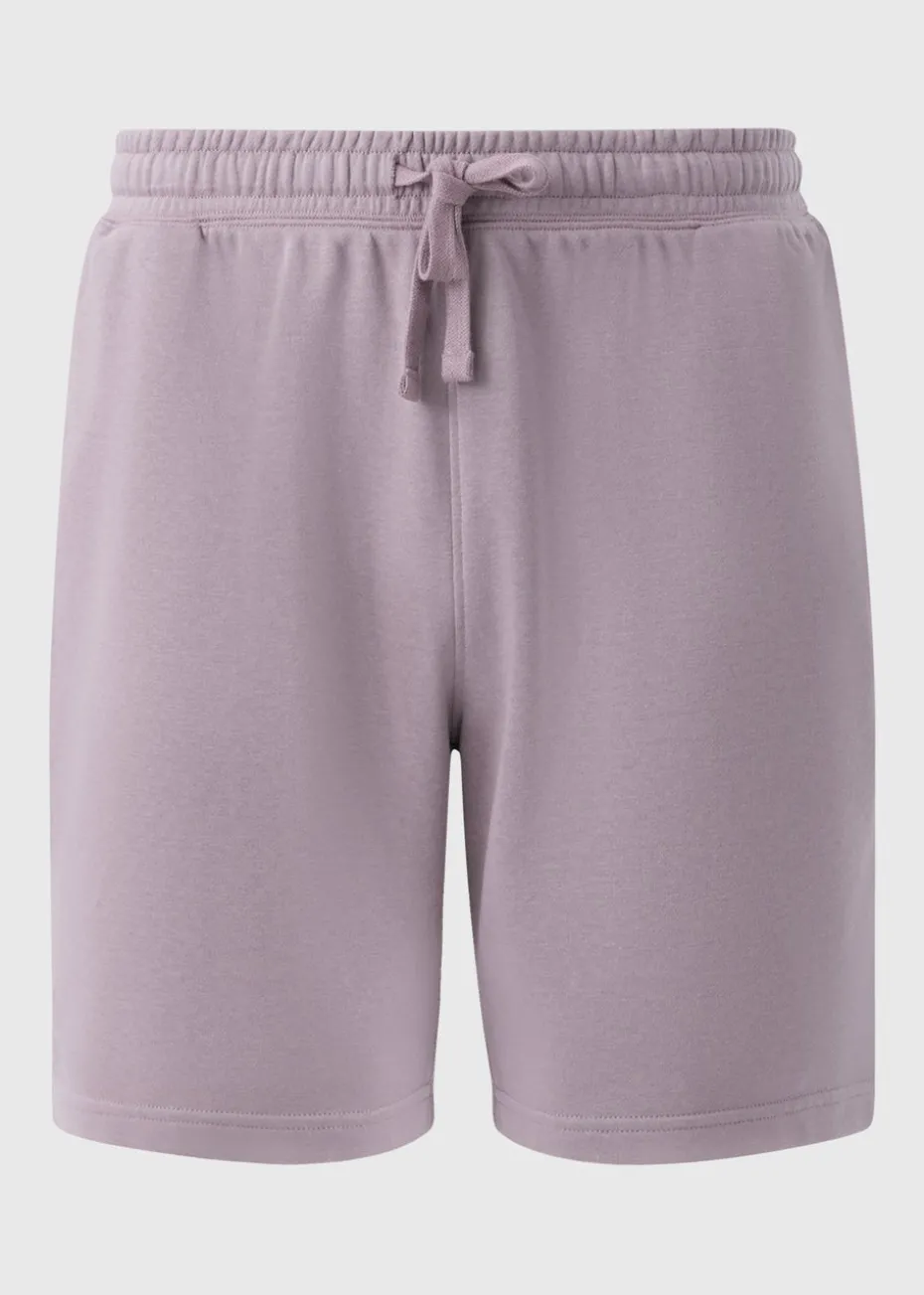 Lilac Basic Jogger Shorts