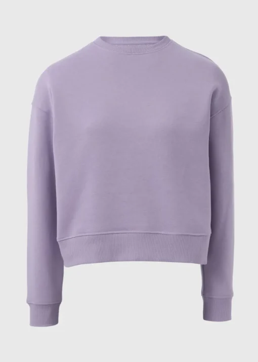 Lilac Cropped Sweatshirt