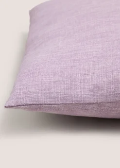 Lilac Linen Look Cushion