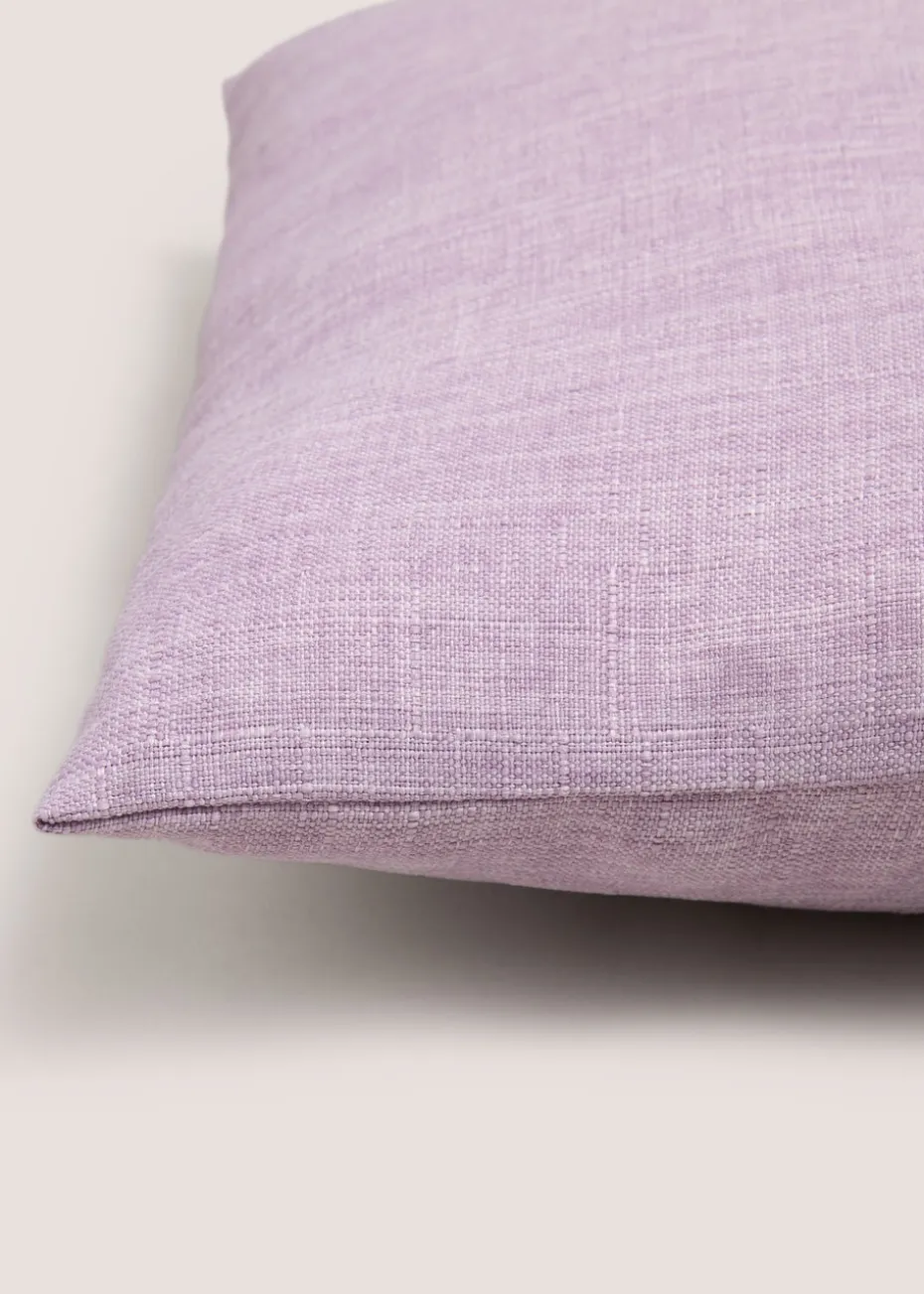 Lilac Linen Look Cushion