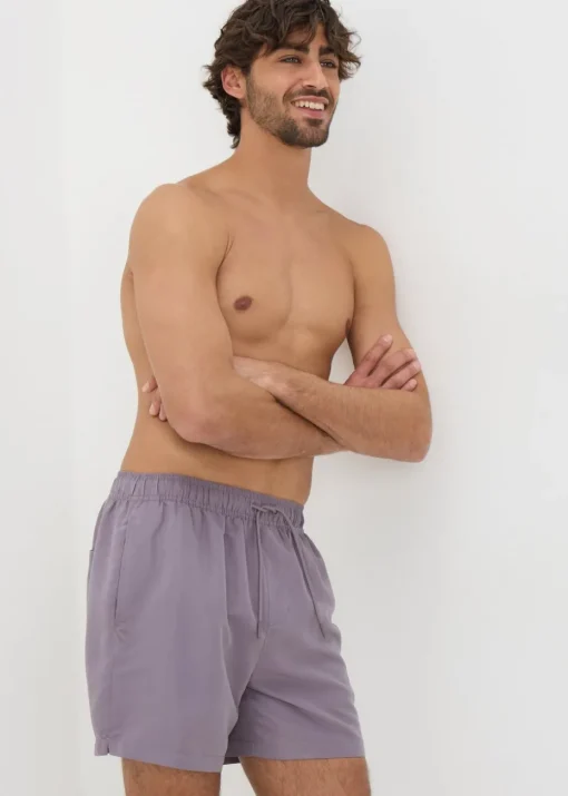 Lilac Regular Swim Shorts