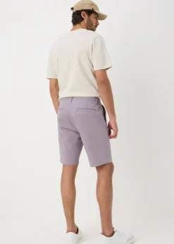 Lilac Straight Fit Chino Shorts