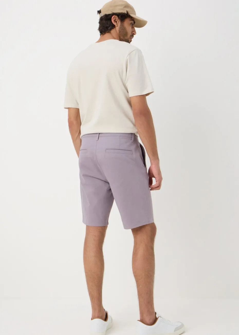 Lilac Straight Fit Chino Shorts