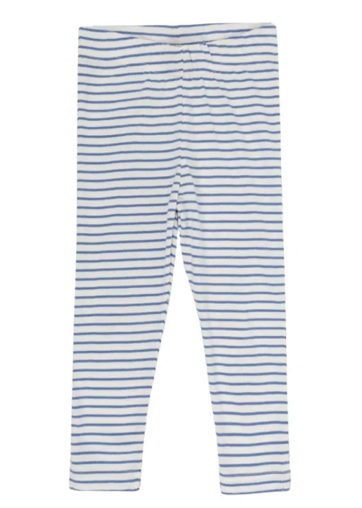 Lilly & Sid Blue Stripe Print Leggings (0-8 Years)