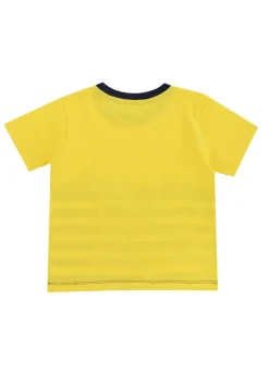 Lilly & Sid Multicoloured Shark In The Sea Applique T-Shirt (0-8 Years)