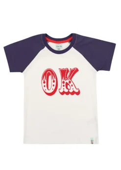 Lilly & Sid Multicoloured Ok Slogan Print T-Shirt (24 Months- 8 Years)