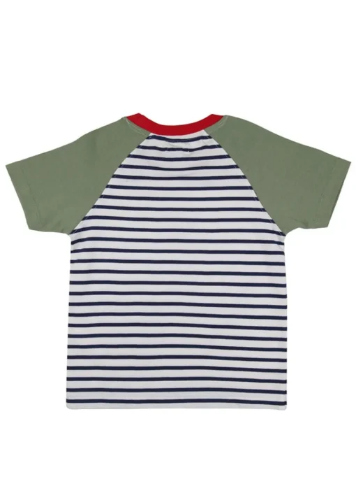 Lilly & Sid Multicoloured Sid On Plane Applique Top (0-8 Years)