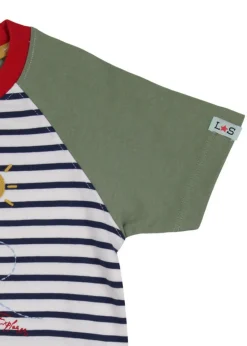 Lilly & Sid Multicoloured Sid On Plane Applique Top (0-8 Years)