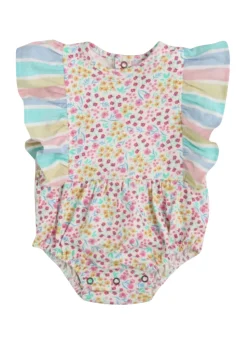 Lilly & Sid Multicoloured Mini Floral Print Romper (0-12 Months)