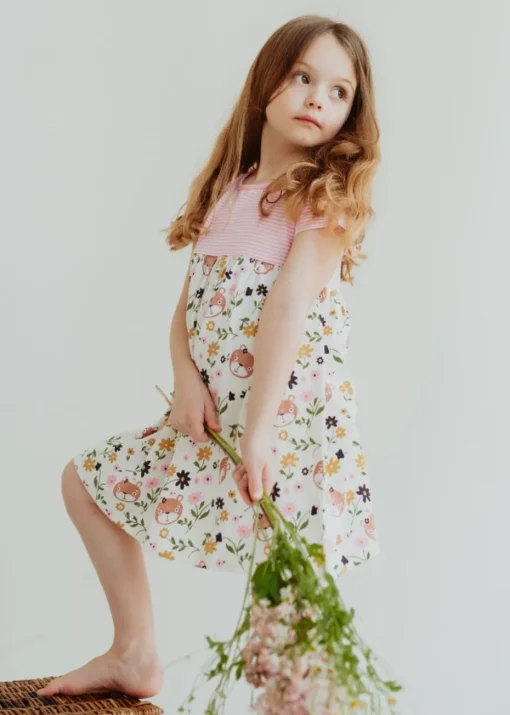 Lilly & Sid Multicoloured Print Dress (0-8 Years)