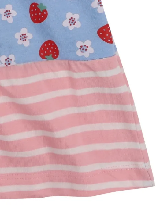 Lilly & Sid Multicoloured Strawberry Print Dress (0-8 Years)