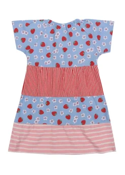 Lilly & Sid Multicoloured Strawberry Print Dress (0-8 Years)