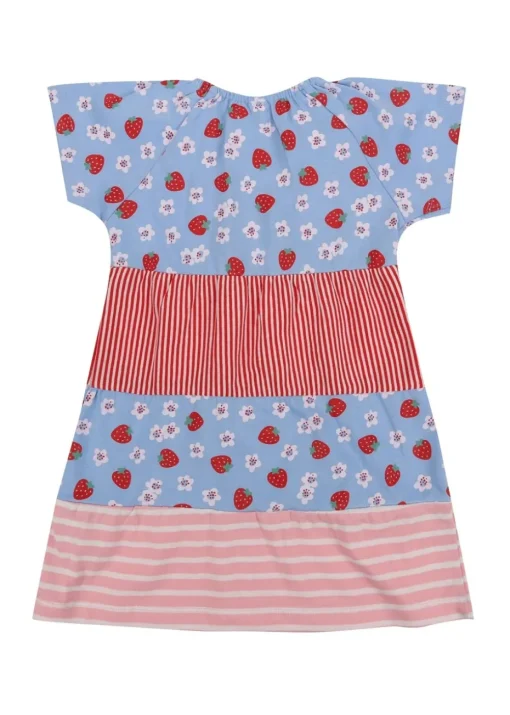 Lilly & Sid Multicoloured Strawberry Print Dress (0-8 Years)