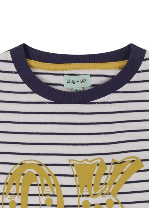 Lilly & Sid Multicoloured Ok Slogan Print T-Shirt (24 Months- 8 Years)