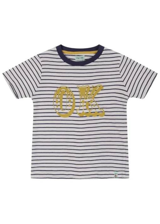 Lilly & Sid Multicoloured Ok Slogan Print T-Shirt (24 Months- 8 Years)