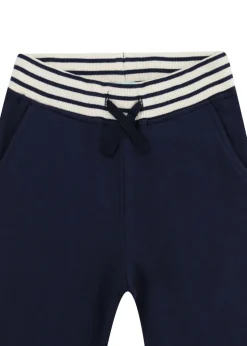 Lilly & Sid Navy Dinosaur Applique Joggers (6 Months- 8 Years)