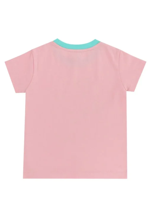 Lilly & Sid Pink Beach Print Top (0-8 Years)