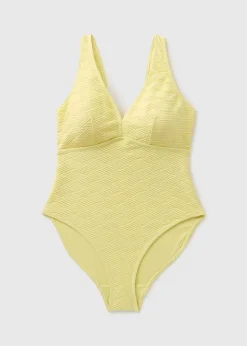 Lime Textured Swimsuit